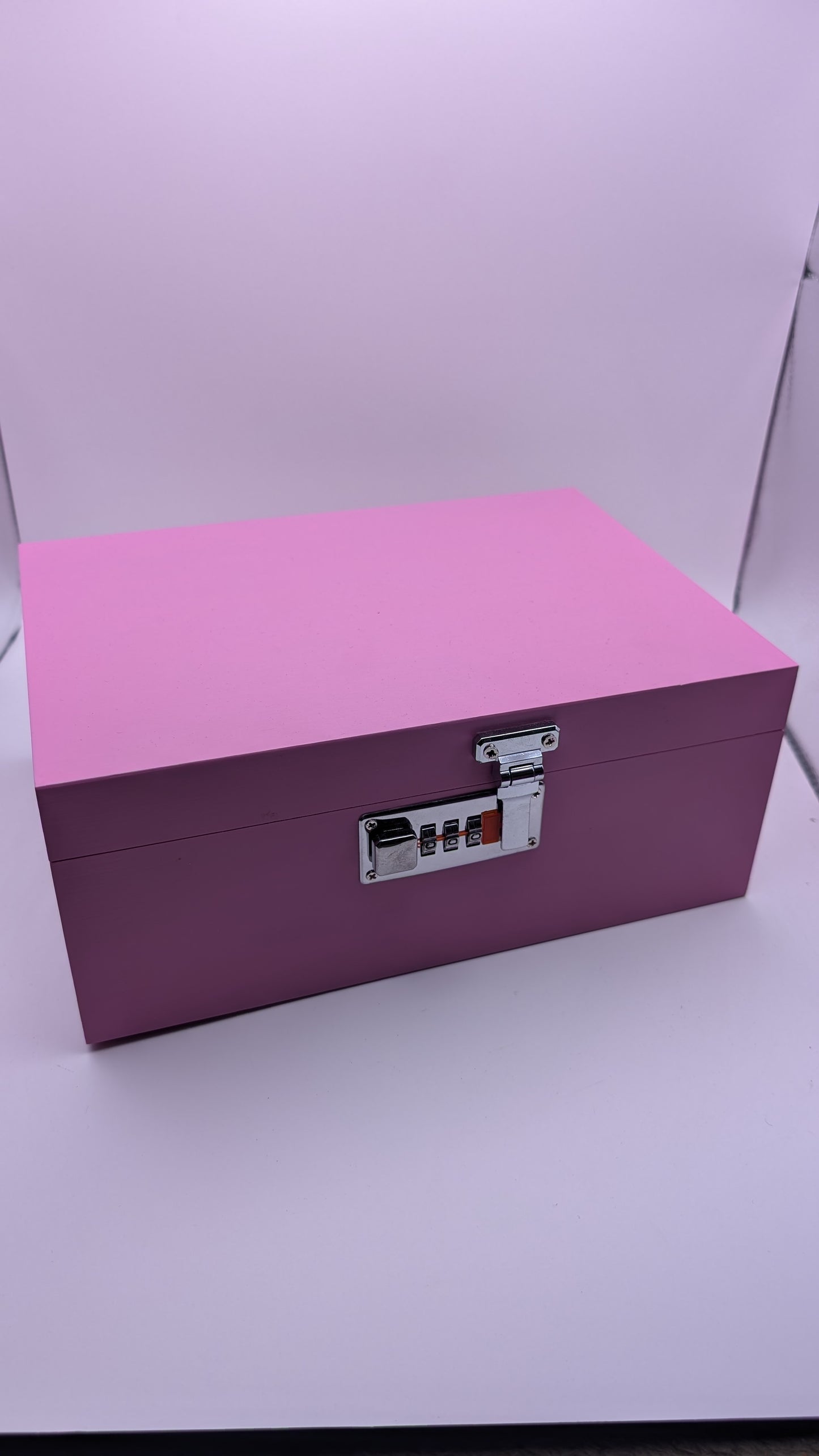 Holzbox pink