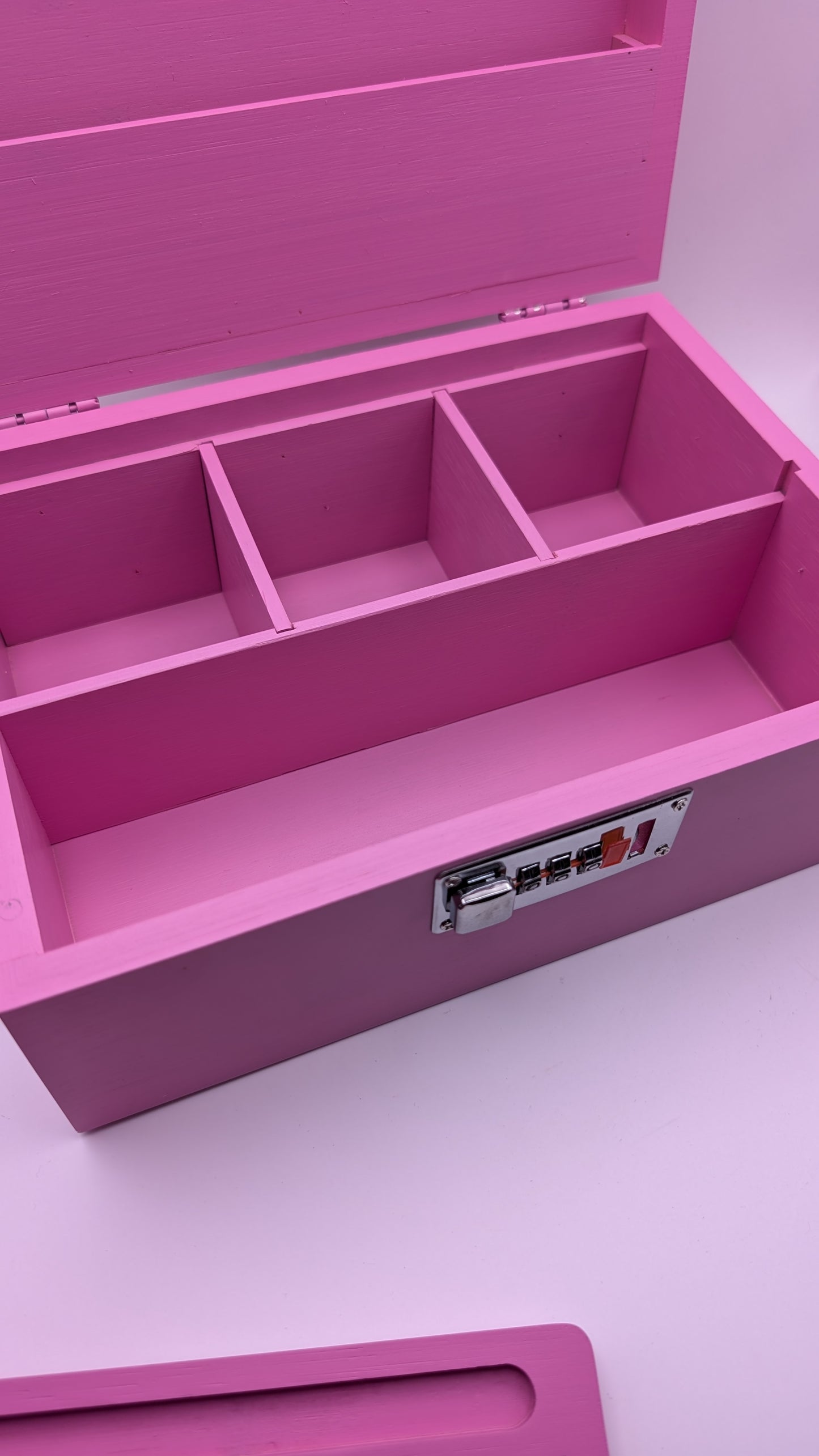 Holzbox pink