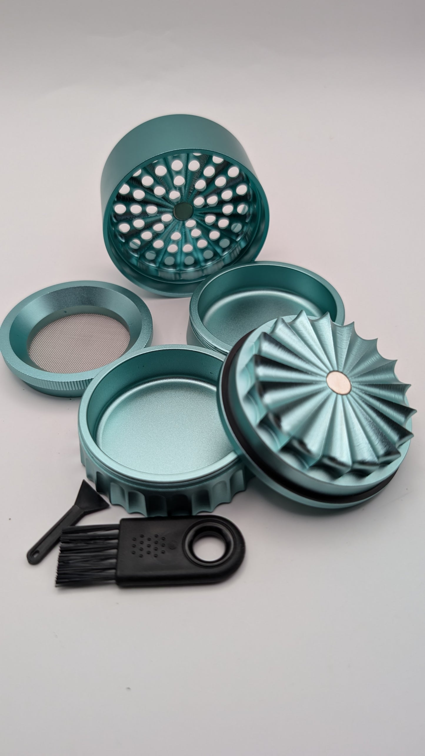 Wellenschliffgrinder Aluminium