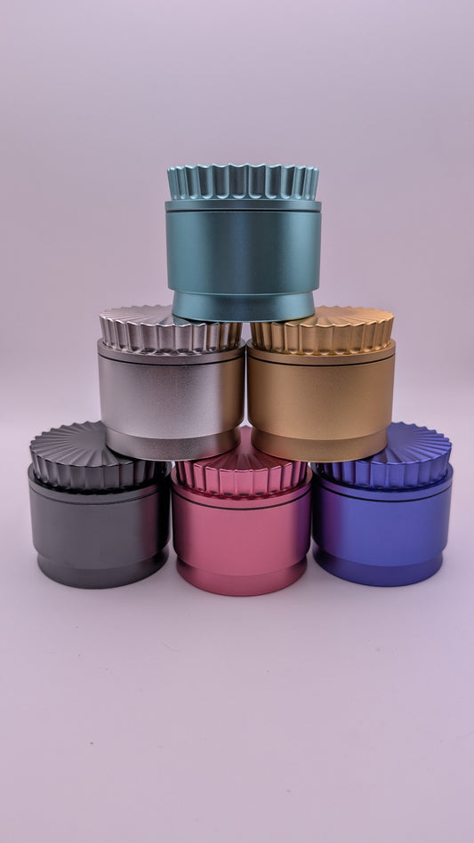Wellenschliffgrinder Aluminium