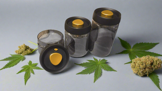 Ganja-Vorratsgläser